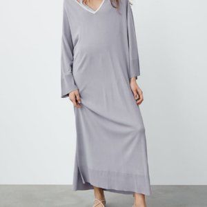 Zara Gray Maxi Dress